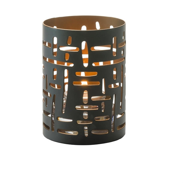 Hollowick Data Black & Gold Metal Votive 60x 86mm (6 Pack) vv4062