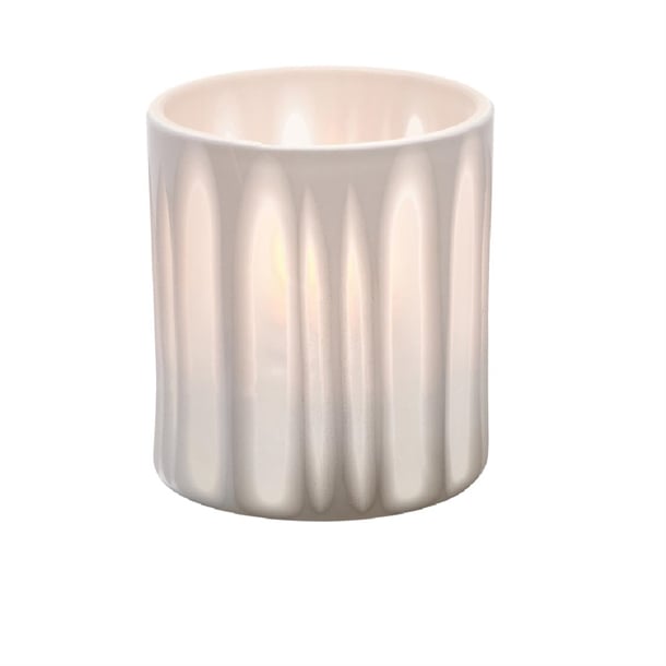 Hollowick Boutique Stripes Porcelain Votive 73mm x 80mm (48 Pack) vv4071