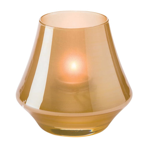 Steelite Chime Glasses Votives Satin Gold 89mm (12 Pack) vv4084