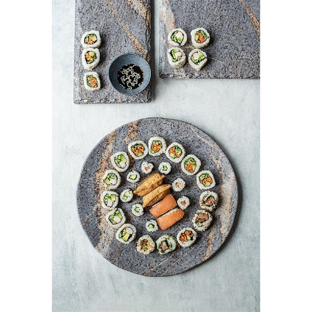 Steelite Quarry Round Platters 349mm (3 Pack) vv4414
