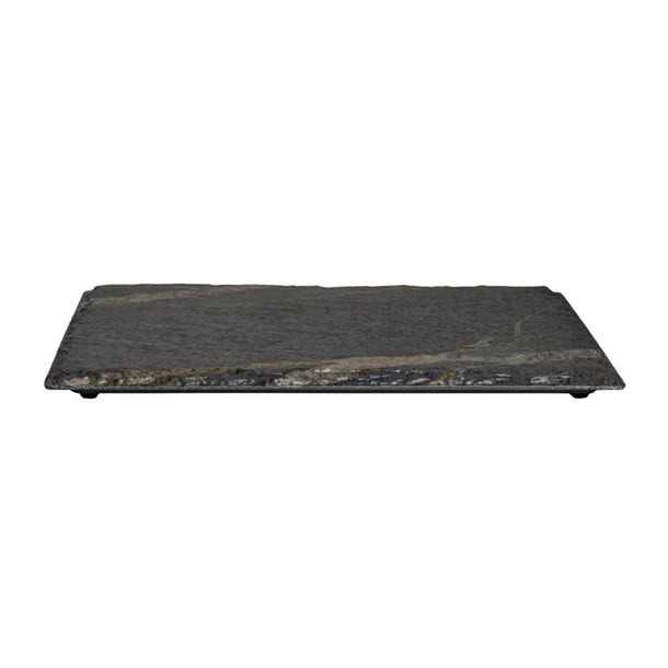 Steelite Quarry Rectangular Trays GN 1/2 (2 Pack) vv4417