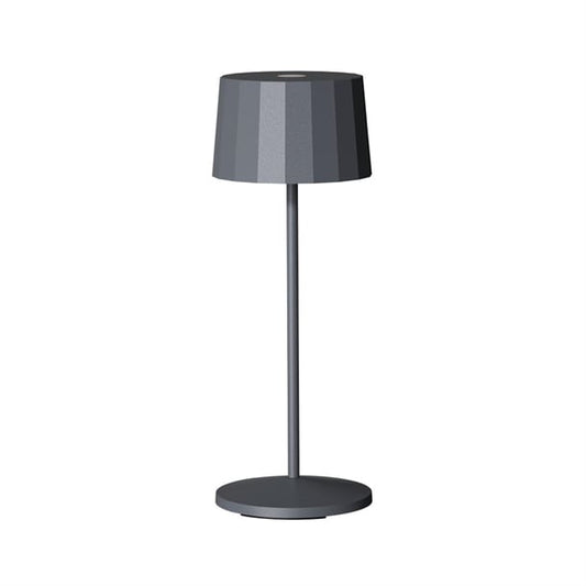 Octa Dark Grey LED Rechargeable Table Lamp vv4494