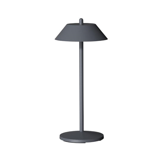 Pirlo Dark Grey LED Rechargeable Table Lamp vv4496