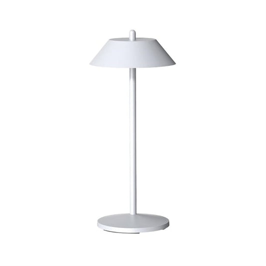 Pirlo White LED Rechargeable Table Lamp vv4497