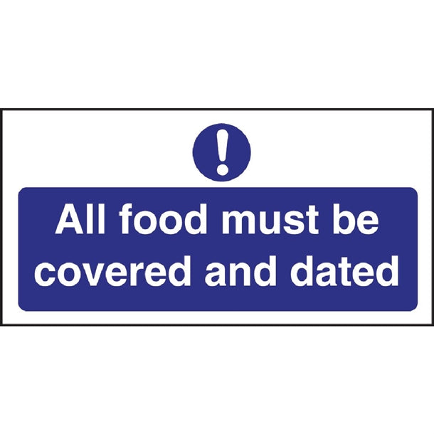 Vogue Food Covered and Dated Sign w193