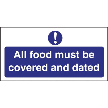 Vogue Food Covered and Dated Sign w193