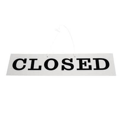 Reversible Hanging Open And Closed Sign w212