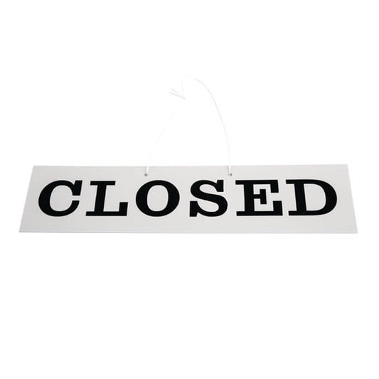 Reversible Hanging Open And Closed Sign w212