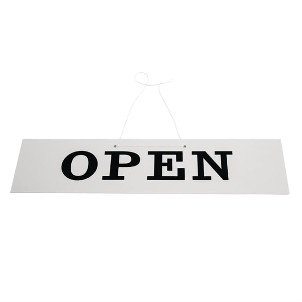 Reversible Hanging Open And Closed Sign w212