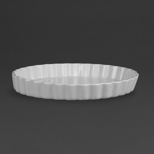 Olympia Whiteware Flan Dishes 297mm (6 Pack) w416