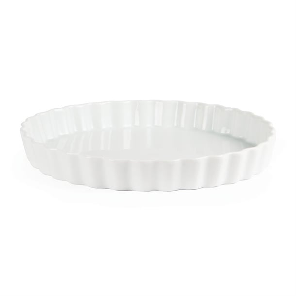Olympia Whiteware Flan Dishes 297mm (6 Pack) w416
