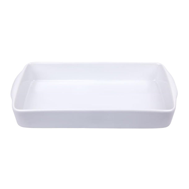 Olympia Whiteware Rectangular Roasters 305x163mm (6 Pack) w419