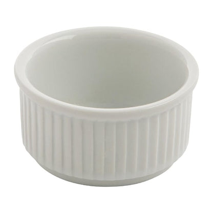 Olympia Whiteware Stacking Ramekins 85mm (12 Pack) w421