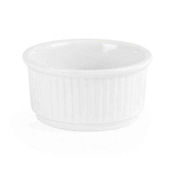 Olympia Whiteware Stacking Ramekins 85mm (12 Pack) w421