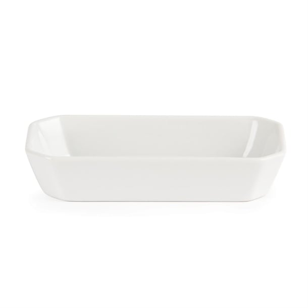 Olympia Whiteware Rectangular Hors d'Oeuvre Dishes 185mm (6 Pack) w425