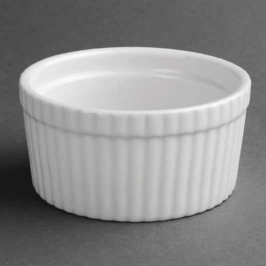 Olympia Whiteware Souffle Dishes 105mm (6 Pack) w431