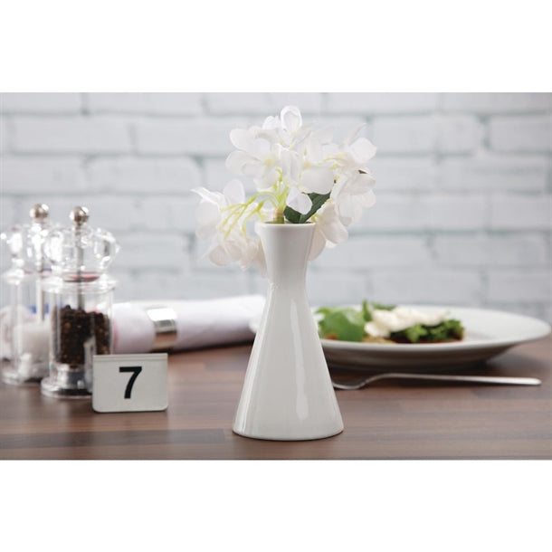 Olympia Whiteware Bud Vases 140mm (6 Pack) cb701