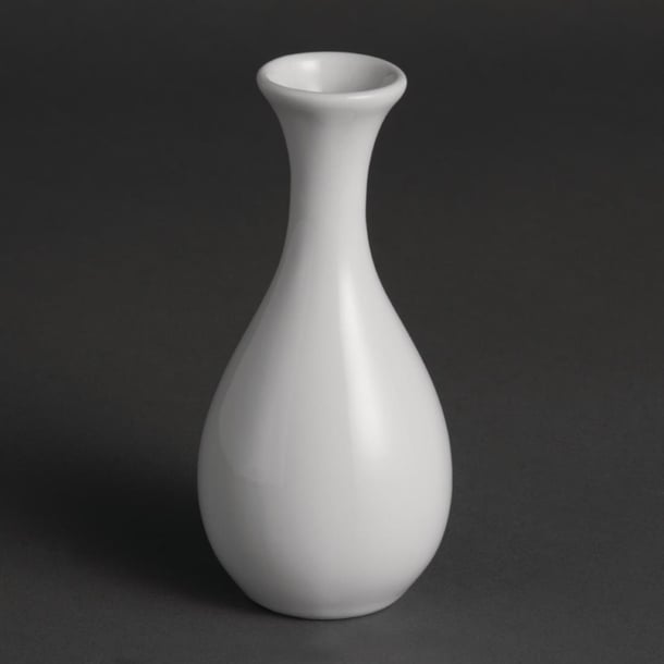 Olympia Whiteware Bud Vases 125mm (12 Pack) w437