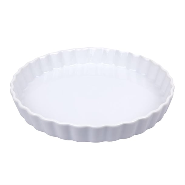 Olympia Whiteware Flan Dishes 265mm (6 Pack) w449