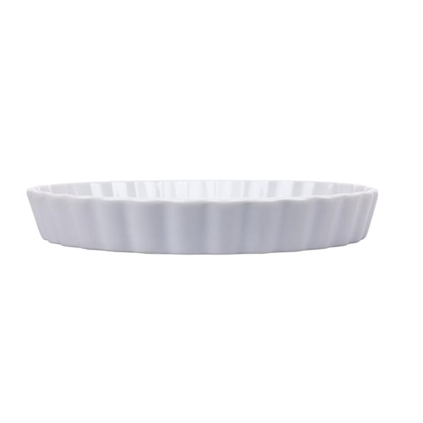Olympia Whiteware Flan Dishes 265mm (6 Pack) w449