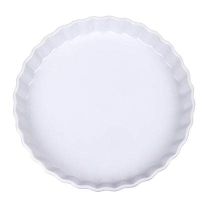 Olympia Whiteware Flan Dishes 265mm (6 Pack) w449