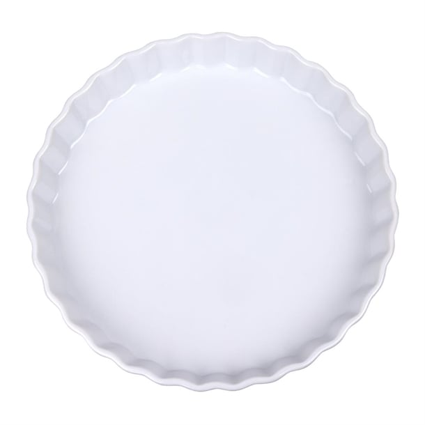 Olympia Whiteware Flan Dishes 265mm (6 Pack) w449