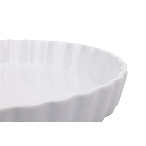 Olympia Whiteware Flan Dishes 265mm (6 Pack) w449