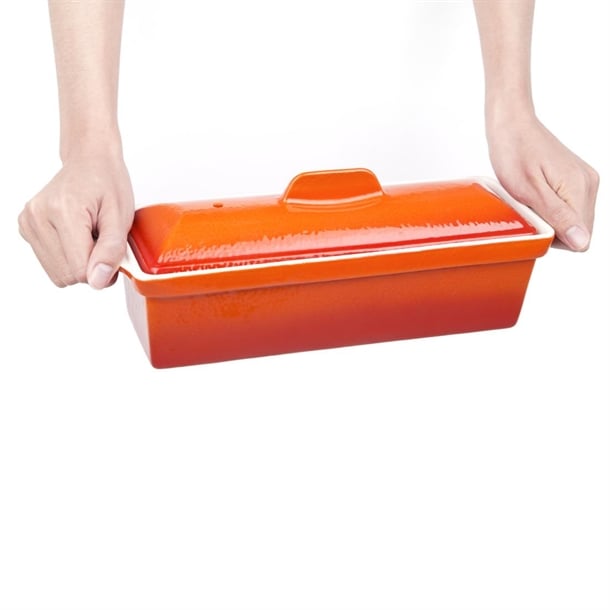 Vogue Pate Terrine Mould Orange 1.7Ltr w456