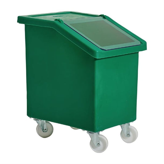 Mobile Ingredient Bin 90Ltr Green w785