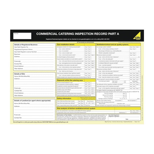 Gas Safety Certificate (5-10 Appliances) x746