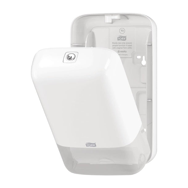 Tork Folded Toilet Paper Dispenser White T3 y037