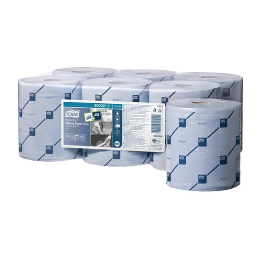 Tork Reflex Wiping Paper Towel Plus Blue M4 (6 Pack) y040