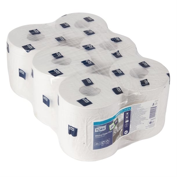Tork Centrefeed Wiping Paper Plus White M2 (6 Pack) cl128