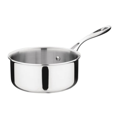 Vogue Stainless Steel and Aluminium Tri-Wall Saucepan 16cm y245