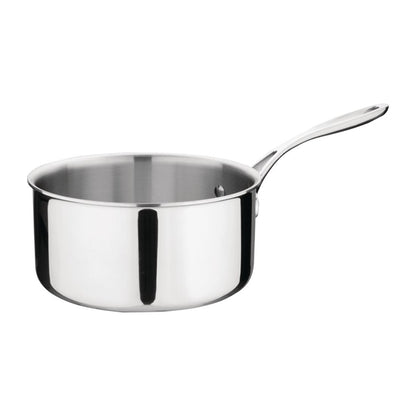 Vogue Stainless Steel and Aluminium Tri-Wall Saucepan 20cm y246