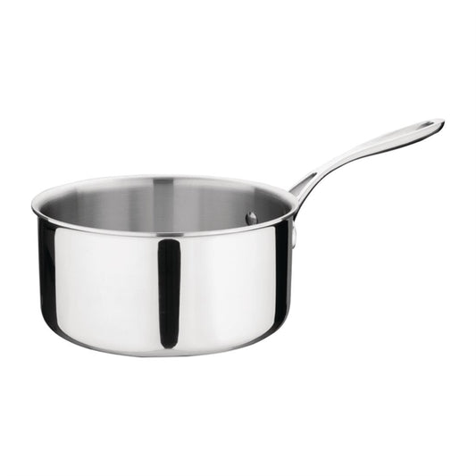 Vogue Stainless Steel and Aluminium Tri-Wall Saucepan 20cm y246