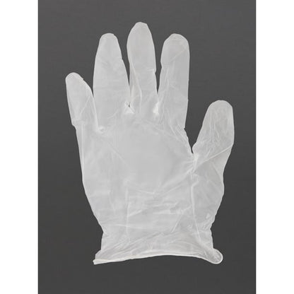 Vogue Powder-Free Vinyl Gloves Clear (100 Pack) p_y247