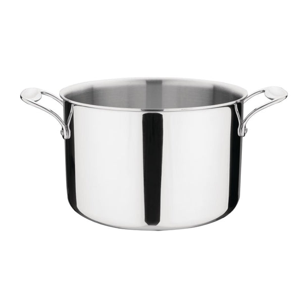 Vogue Stainless Steel and Aluminium Tri-Wall Stew Pan 24cm y255
