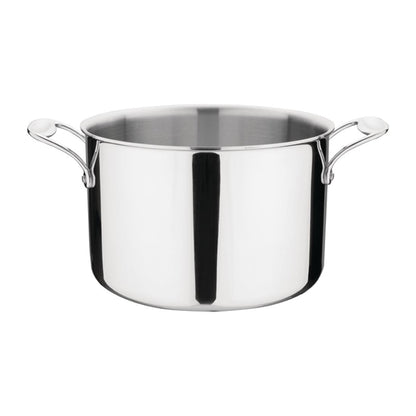 Vogue Stainless Steel and Aluminium Tri-Wall Stew Pan 24cm y255