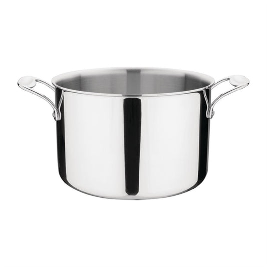 Vogue Stainless Steel and Aluminium Tri-Wall Stew Pan 24cm y255
