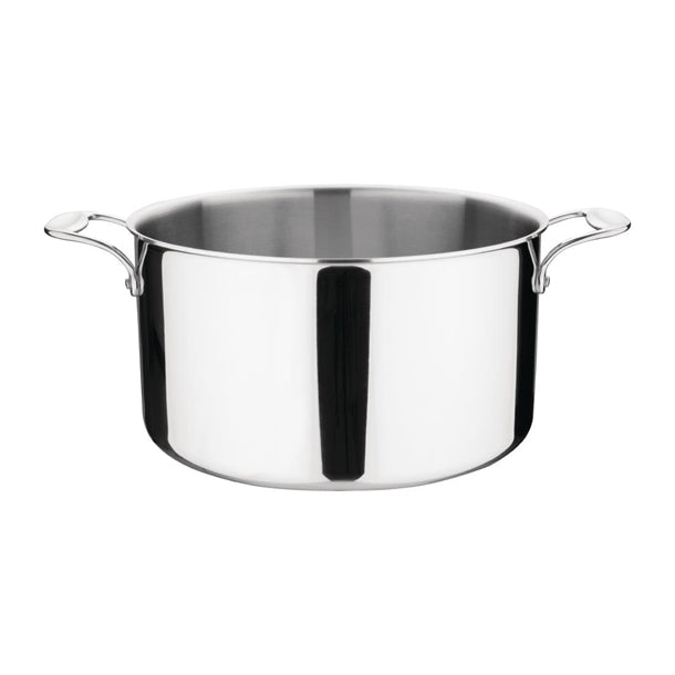 Vogue Stainless Steel and Aluminium Tri-Wall Stew Pan 28cm y256