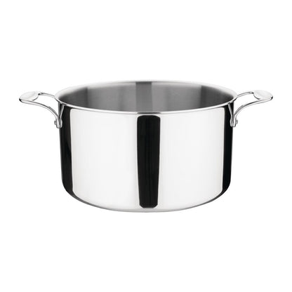 Vogue Stainless Steel and Aluminium Tri-Wall Stew Pan 28cm y256