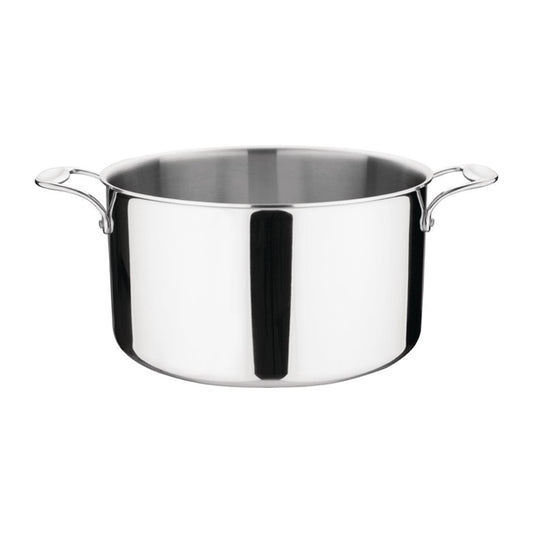 Vogue Stainless Steel and Aluminium Tri-Wall Stew Pan 28cm y256