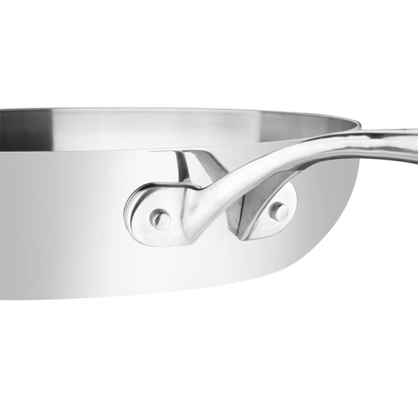 Vogue Stainless Steel and Aluminium Tri-Wall Frying Pan 28cm y321