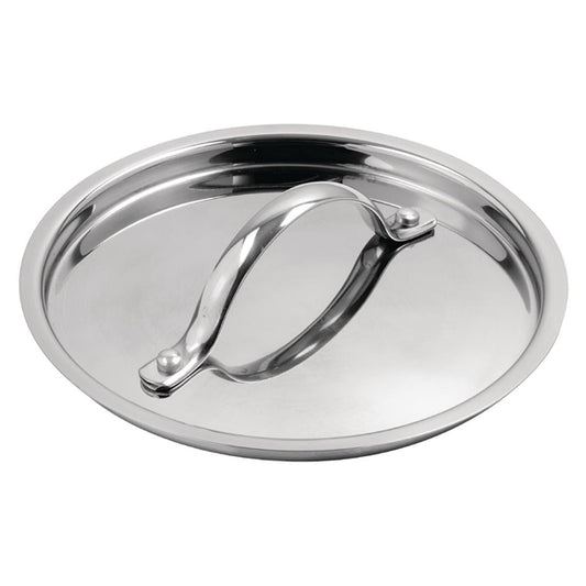 Vogue Stainless Steel and Aluminium Tri-Wall Pan Lid 16cm y423