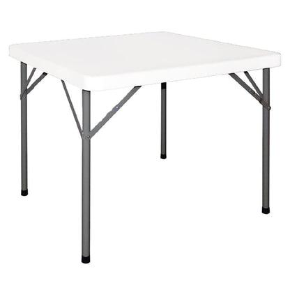 Bolero HDPE Square Folding Table 3ft White (Single) y807