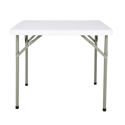 Bolero HDPE Square Folding Table 3ft White (Single) y807