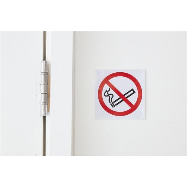 Vogue No Smoking Symbol Window Sign y937