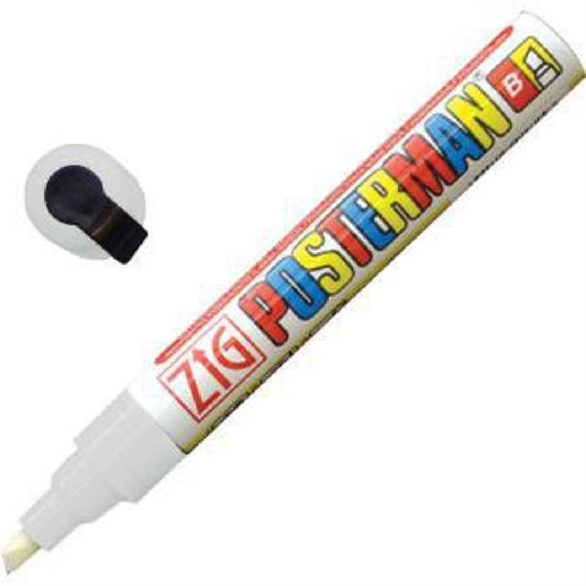 Securit White Chalk Marker 6mm Tip y985