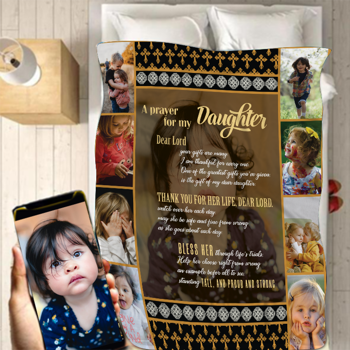 Exclusive "A Prayer for my Daughter" Blanket - USTAD HOME
